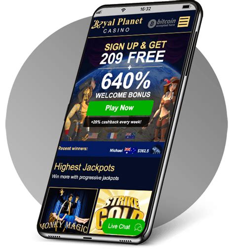 royal planet casino mobile login